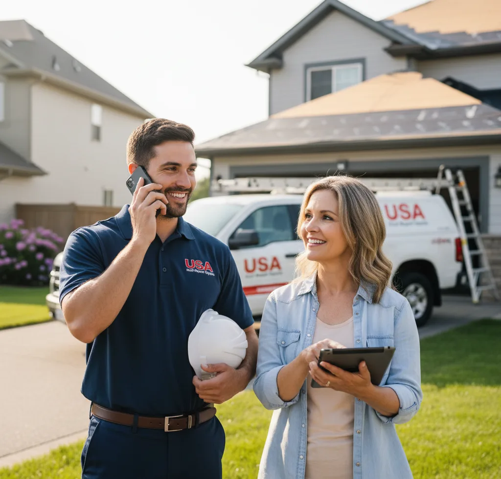 USA Roof Repair Experts customer support in Newport Center